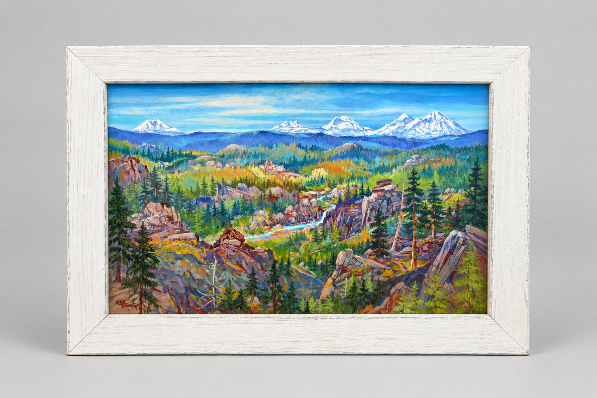 Bill Hamilton "Bachelor to N. Sister",  Original Acrylic